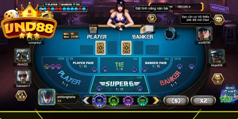 Chú ý quy tắc rút thêm bài trong Baccarat