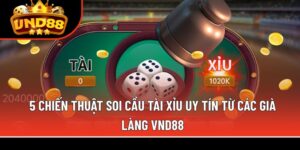 5 chiến thuật soi cầu tài xỉu uy tín từ các già làng VND88
